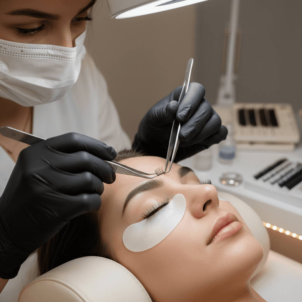 Lash and brow work