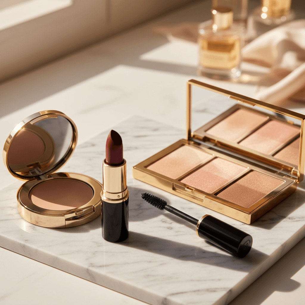 Professional makeup cosmetics collection